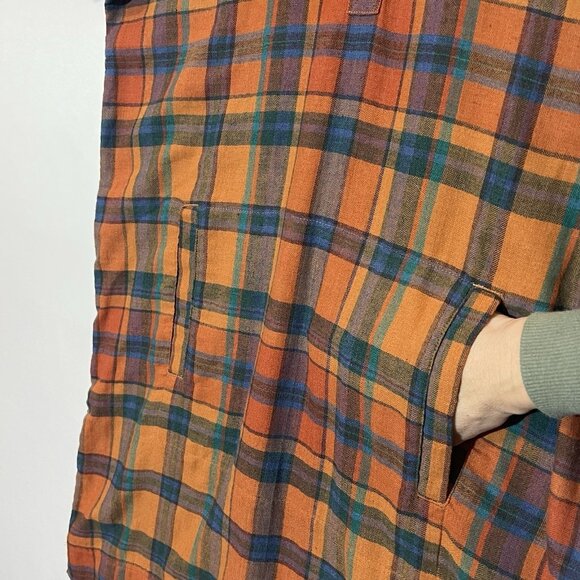 Toad & Co Women Hartland ShirtDress Plaid Flannel Short Sleeve Small size - Picture 7 of 12